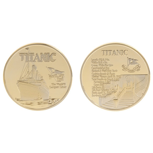 Titanic Ship Art Collection Coin