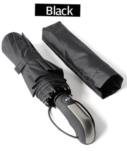 Wind Resistant Folding Umbrella