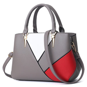 Geometric Fashion Patchwork Handbag